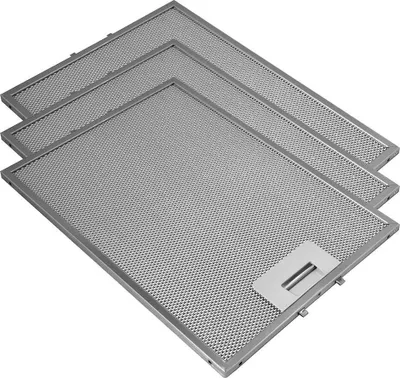 Produktbild von AllSpares Metallfilter (x3) für Dunstabzugshauben geeignet für Pelgrim  88019356, 46219  (247x327mm)