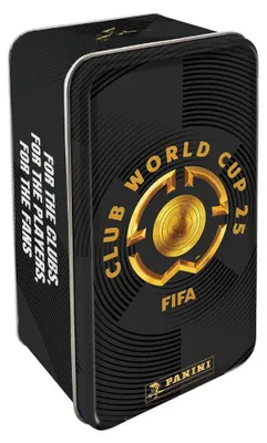 Immagine prodotto di Coppa del mondo per club FIFA 2025 Adrenalyn XL Carte collezionabili classiche in latta