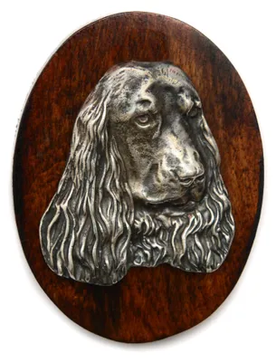 Produktbild von Clumber Spaniel - Hundeausstellungsbrosche, Startnummernclip, Hundeanstecker von Art-Dog
