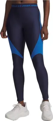 Image de Under Armour Hg Rib Leggings Bleu M / Regular Femme Bleu M