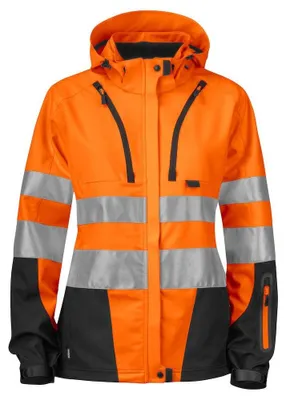 Productafbeelding van Projob - "6423" damesjas, signaleringkleding ET1018 (maat S) (oranje)