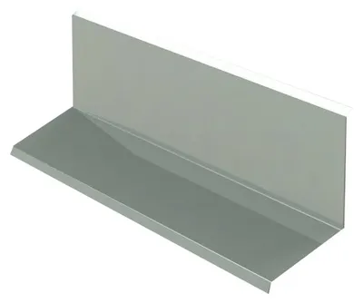 Zdjęcie produktu dla Obróbka blacharska górna szer 250mm, 3mb, CLR obustronnie barwiony, Jasnoszara RAL 7005