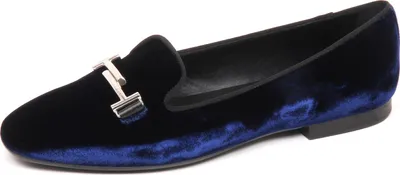 Produktbild von E2830 Samt TOD'S blau Samt Schuhe Schuh Frau
