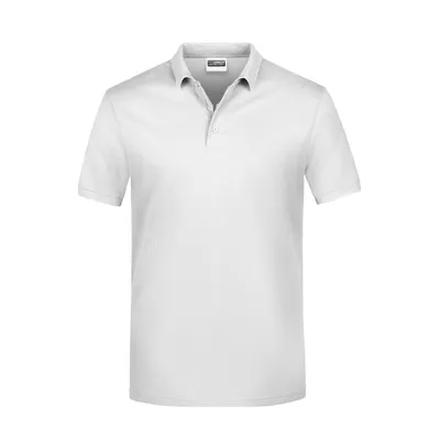 Produktbild von James And Nicholson Herren Basic Polo Shirt FU961 (M) (Weiß)