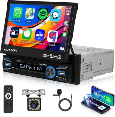 Productafbeelding van 1 DIN Autoradio - Auto Stereo - MP5 Speler - Bluetooth Radio - Multimedia Speler