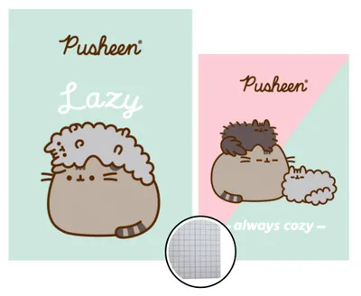 Immagine prodotto di Quaderno A4 32k griglia Pusheen Majewski