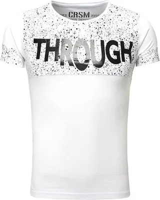 Produktbild von Brandneu Designer T-Shirt CARISMA Weiß Print CRM4310 XL