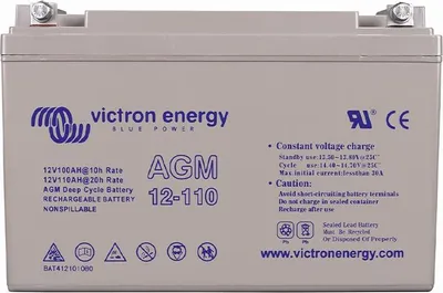 Zdjęcie produktu dla Victron energy agm 110ah 12v