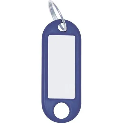 Produktbild von Wedo 262 801803, Schlüsselanhänger, Blau, 21 mm, 52 mm, 100 Stück(e)