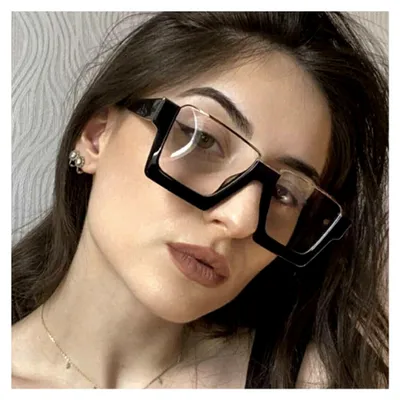 Produktbild von Quadratische Lesebrille für Damen, schlanker Rahmen, klare Sicht für Männer und Frauen, Lesehilfe