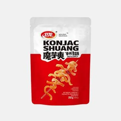 Produktbild von Wei Long Konjak Snack Scharf Würzig Shuang 252g