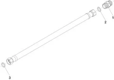 Produktbild von Dornbracht 9030040710090 Druckschlauch Ersatzteile