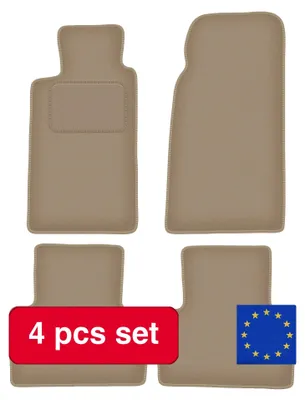 Productafbeelding van Vloermatten, luxe afwerking, duurzame synthetische vezel, beige