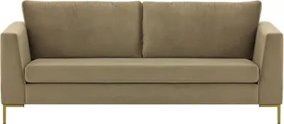 Zdjęcie produktu dla Sofa trzyosobowa Gosena-Velluto 3-złoty - metal