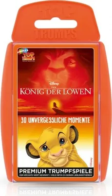 Produktbild von Top Trumps König der Löwen Disney Quartettspiel Kartenspiel Quartett Karten Spiel