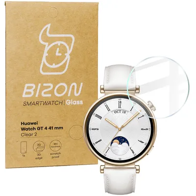 Produktbild von Bizon Gehärtetes Glas Hartglas Schützglas Handyglas für Huawei Watch GT 4 41mm