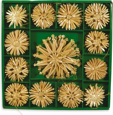 Produktbild von Strohsterne Sortiment 6-11 cm 50 stk
