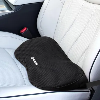 Produktbild von Autositzkissen aus Memory-Schaum, Autositzauflage, Rückenkissen, Schmerzlinderung, ideal für lange Fahrten, Zubehör für Fahrer (schwarz)