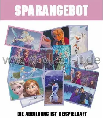 Zdjęcie produktu dla Panini - Disney The Ice Queen - Seria 1 - Całkowicie bezczelne - Naklejki kolekcjonerskie - 50 naklejek mieszanych