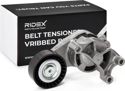 Produktbild von RIDEX 541V0011 Keilrippenriemenspanner für VW GOLF VI (5K1) Golf V Schrägheck (1K1) Polo Schrägheck (6R1, 6C1) Passat Variant (3C5) für AUDI