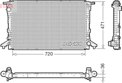 Immagine prodotto di DENSO Radiatore, raffreddamento motore DRM02047