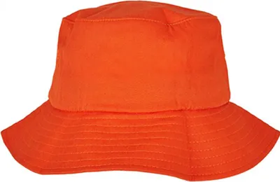 Produktbild von FLEXFIT 5003 | Baumwolle Twill Bucket Hat / Kappe / Mütze / Hut - Farbe: Orange - Größe: One Size