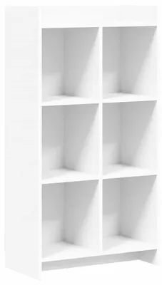 Image de Étagère vidaXL blanche 59 x 30 x 111 cm en aggloméré