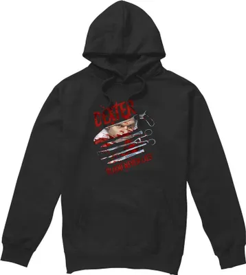 Obrázek produktu pro Dexter - Pánská mikina s kapucí "Blood Never Lies" TV9175 (XXL) (Black)