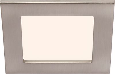 LED Einbauleuchte, nickel, 1xLED-Platine/7W