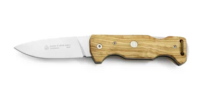 Produktbild von Puma IP Taschenmesser boxer II olive, Stahl Sandvik 12C27,, Back Lock, Daumenrampe, Olivenholzschalen, Fangriemenösen