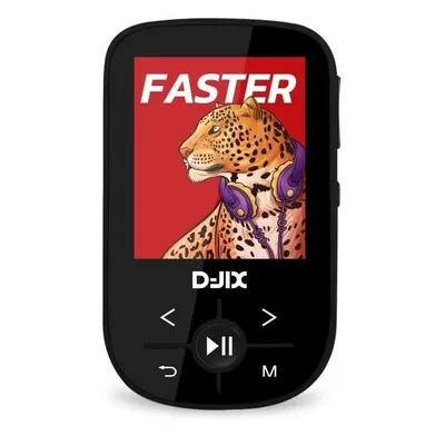 Immagine prodotto di D-Jix C100, lettore MP3, 8 GB, TFT, 60 g, nero, cuffie
