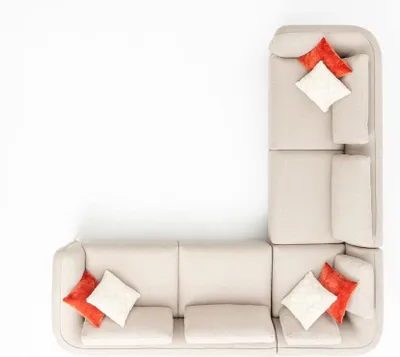 Produktbild von Ecksofa Couch Polstersofa L Form Wohnzimmer Eckgarnitur Sofas Sofa 312x312