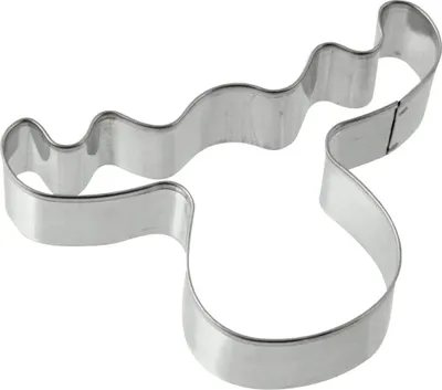 Immagine prodotto di Zenker Patisserie Ausstecher Elchkopf, Ausstechform, Ausstech Form, Plätzchen, Weißblech Verzinnt, 7776
