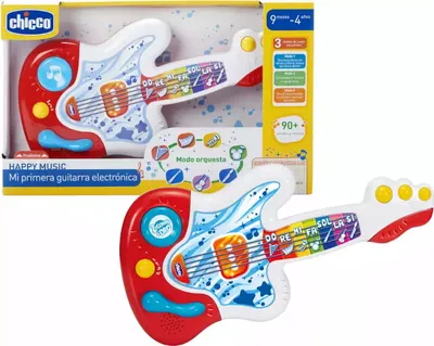 Zdjęcie produktu dla Chicco 00011087000000, Instrument muzyczny zabawka, Gitara, 0,75 lat(a), AA, 400 g, Wielobarwny