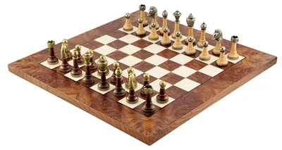 Immagine prodotto di Scacchi Italiani Classici In Metallo E Legno Di Faggio + Scacchiera 42