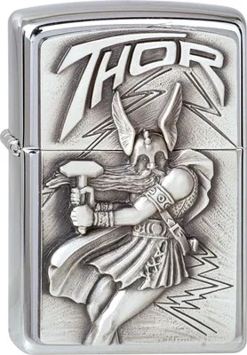 Produktbild von Zippo Feuerzeug Viking Thor - Winddicht, Stil, Haltbarkeit - Original Box, 2021 Edition