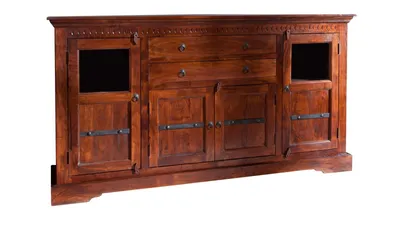 Immagine prodotto di MASSIVMOEBEL24 | credenza in legno di Acacia 181x50x100 nougat laccato OXFORD #453