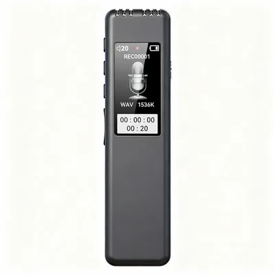 Produktbild von Diktiergerät, unterstützt WAV-Audio bis 1536 kbps,liefert klare und detailreiche Aufnahmen und filtert Umgebungsgeräusche effektiv ,ideal für Meetings