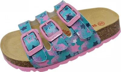 Produktbild von Superfit Fußbettpantoffel Hausschuh Grün
