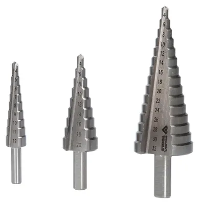 Image de BRILLIANT TOOLS Jeu de forets étagés 3 pièces Ø 4 - 32 mm - BT101925