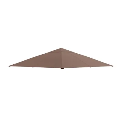 Produktbild von Pavillonabdeckung aus Polyester in Kaffee Ersatzdach Pavillondach für Garten & Terrasse 2,93x2,93m