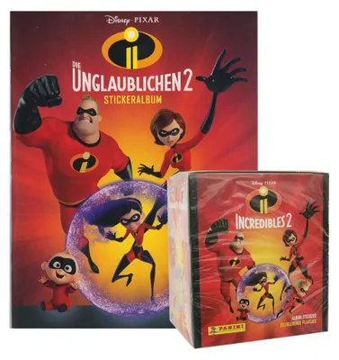 Zdjęcie produktu dla Panini - Iniemamocni - Seria 2 - Naklejki kolekcjonerskie - 1 display + 1 album