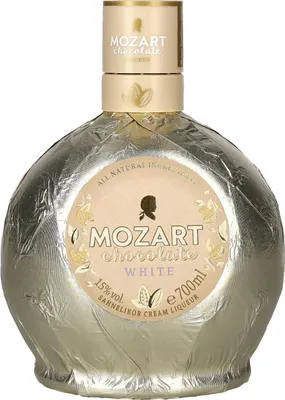 Produktbild von Mozart Chocolate White Sahnelikör 15% Vol. 0,7l