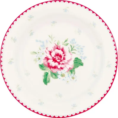 Produktbild von Greengate Alivia Brotteller white 15cm