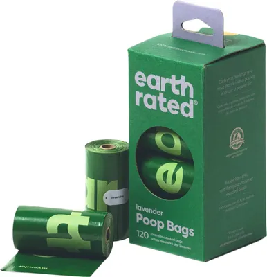 Productafbeelding van Earth Rated hondenpoepzakjes, gegarandeerd lekdicht en extra dik