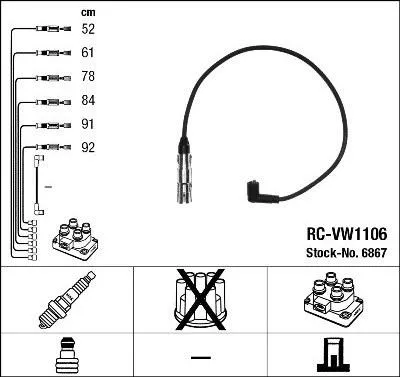 Image de Kit de faisceaux d'allumage NGK pour