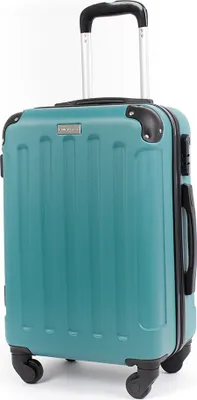 Produktbild von VERTICAL STUDIO "Stockholm" 20" Handgepäck Koffer, ABS, 33,3 l, 4 Rollen, Teleskopgriff, Kofferschloss, leicht, robust, ideal für Reisen türkis|VS-116
