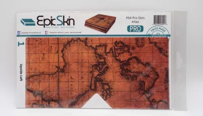 Produktbild von PS4 Pro Skin - Design Aufkleber Atlas