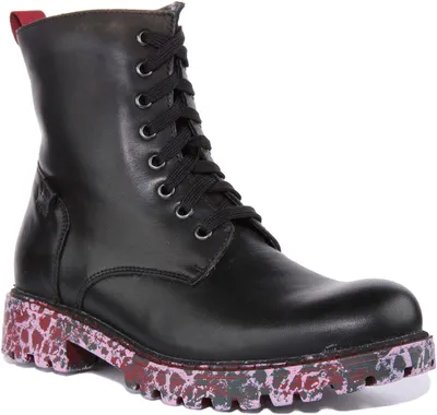 Produktbild von Josef Seibel Marta 16 Frauen Schnürung Leder Stiefelette Schwarz – 4 Großbritannien - 37 EU - 6 US / Schwarz