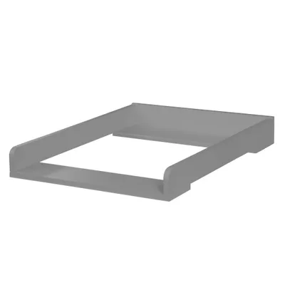 Produktbild von Wickelaufsatz Bo für Kommode Bo, Grau, 9x54x74 cm, mit Rutschschutz
